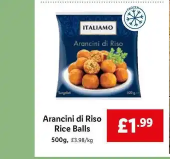 Lidl Italiamo Arancini Di Riso Rice Balls offer