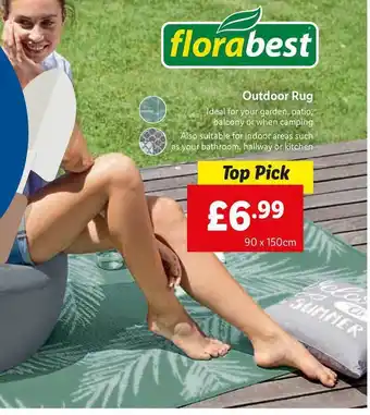 Lidl Florabest Outdoor Rug offer