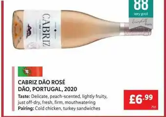 Lidl Cabriz Dão Rosé Dão Portugal 2020 offer