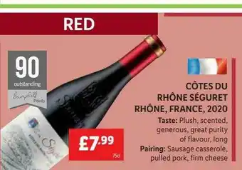 Lidl Côtes Du Rhône Séguret Rhône France 2020 offer