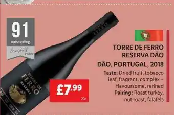 Lidl Torre De Ferro Reserva Dão Dão Portugal 2018 offer
