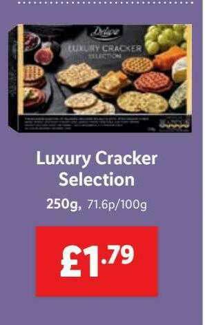 Lidl Luxury Cracker Selection offer