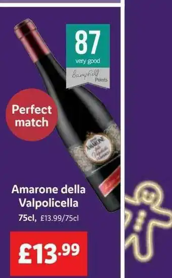 Lidl Amarone Della Valpolicella offer