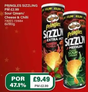 Bestway Pringles Sizzling 6x180g offer