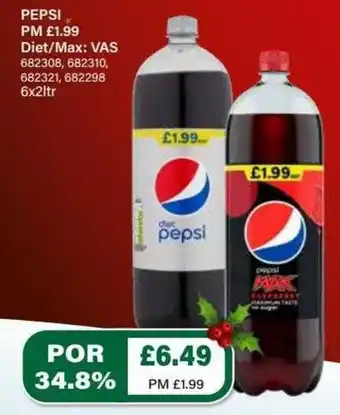 Bestway Pepsi 6x2L offer