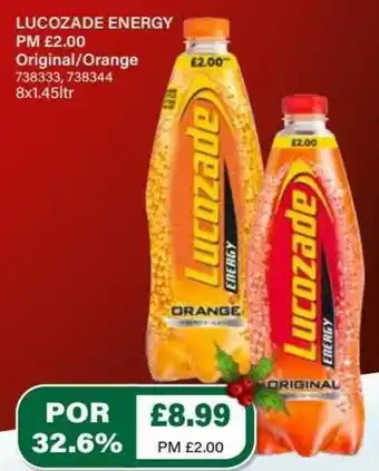 Bestway Lucozade Energy 8x1.45L offer
