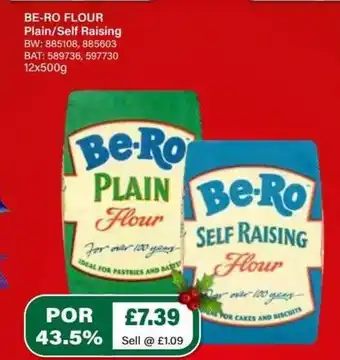 Bestway Be-Ro Flour 12x500g offer