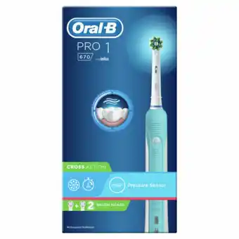 Asda Oral-B Pro 1 (670) Cross Action Rechargeable Electric Toothbrush offer