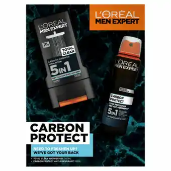 Asda L'Oreal Men Expert Men Expert Carbon Protect Giftset/Set for Him offer