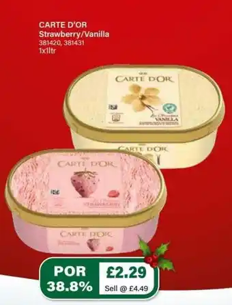 Bestway Carte D'Or Strawberry/ Vanilla offer