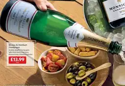 Aldi Nicolas de Montbart Champagne offer