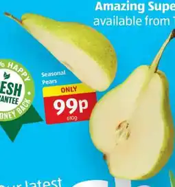 Aldi Seasonal Pears offer