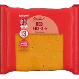 Iceland Iceland Red Leicester 250g offer