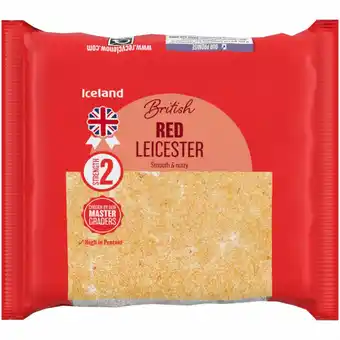 Iceland Iceland Red Leicester 250g offer