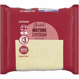 Iceland Iceland Mature Cheddar 250g offer