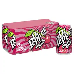 Iceland Dr Pepper Zero Cherry Crush 8 x 330ml offer