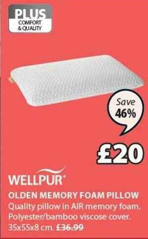 Wellpur Olden Memory Foam Pillow