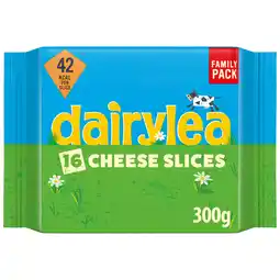 Iceland Dairylea Cheese Slices Family Pack (16 x 18.75g) 300 g offer