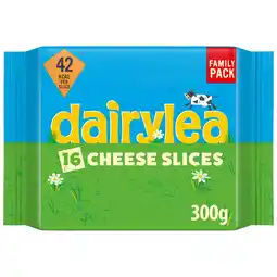 Iceland Dairylea Cheese Slices Family Pack (16 x 18.75g) 300 g offer