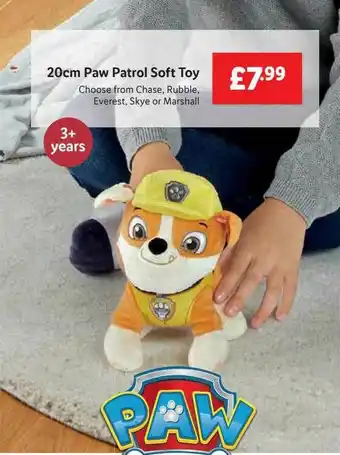 Lidl Paw Patrol Soft Toy offer