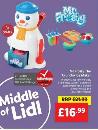 Lidl Mr Frosty The Crunchy Ice Maker offer