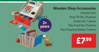 Lidl Wooden Shop Accessories offer