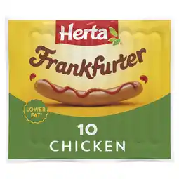 Iceland Herta The Original 10 Chicken Frankfurter 350g offer
