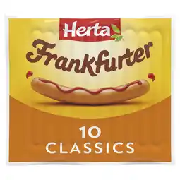 Iceland Herta The Original Frankfurter 10 Classics 350g offer