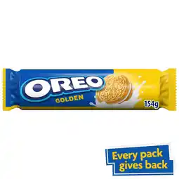 Morrisons OREO Golden Cookie Sandwich Biscuits 154g offer