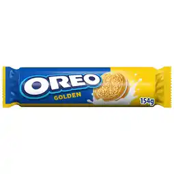 Morrisons OREO Golden Cookie Sandwich Biscuits 154g offer