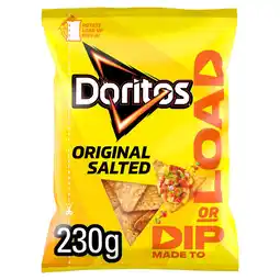 Morrisons Doritos Dip Or Load Original Salted 230g offer