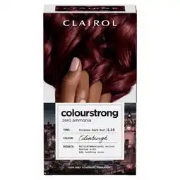 Morrisons Clairol Colour Strong Permanent Hair Dye 4.46 Intense Dark Red offer