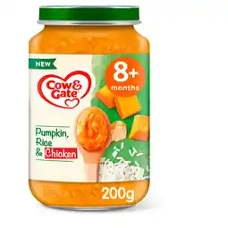 Asda Cow & Gate Pumpkin, Rice & Chicken From 8 Months 200g offer
