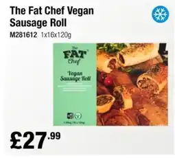 Booker Wholesale The Fat Chef Vegan Sausage Roll offer