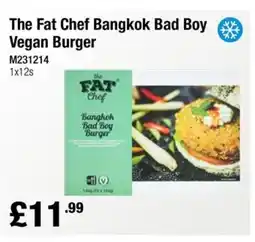 Booker Wholesale The Fat Chef Bangkok Bad Boy Vegan Burger offer