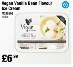 Booker Wholesale Vegan Vanilla Bean Flavour Ice Cream offer