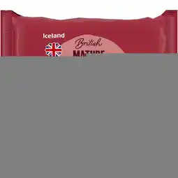 Iceland Iceland Mature Coloured Cheddar 250g offer