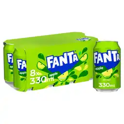 Morrisons Fanta Apple Zero 8x330ml offer