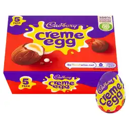 Morrisons Cadbury Creme Egg 5 Pack Milk Chocolate Box 200g offer