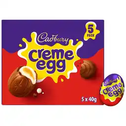 Morrisons Cadbury Creme Egg 5 Pack Milk Chocolate Box 200g offer