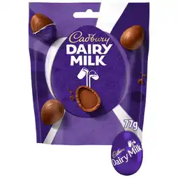 Morrisons Cadbury Dairy Milk Chocolate Mini Filled Eggs Bag 77g offer