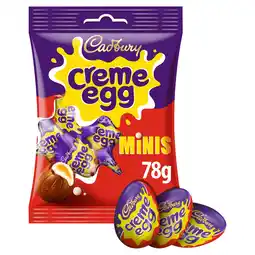 Morrisons Cadbury Dairy Milk Chocolate Creme Egg Minis Bag 78g offer