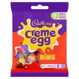 Morrisons Cadbury Dairy Milk Chocolate Creme Egg Minis Bag 78g offer
