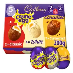 Morrisons Cadbury Creme Egg 5 Pack Mixed Chocolate Box 200g offer