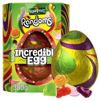 Morrisons Rowntree's Randoms Milk Chocolate Incredible Easter Egg 380g offer