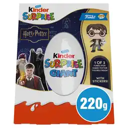 Morrisons Kinder Surprise Large Milk Chocolate Easter Egg With Toy 220g offer