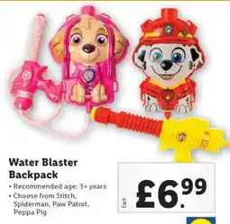 Lidl Water Blaster Backpack offer