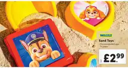 Lidl Wader Sand Toys offer