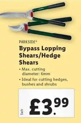 Lidl Bypass Lopping Shears/Hedge Shears offer