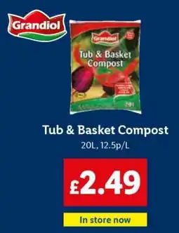 Lidl Tub & Basket Compost offer